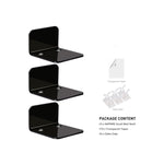 YX113 3er-Pack Acryl kleine Wandhalterung
