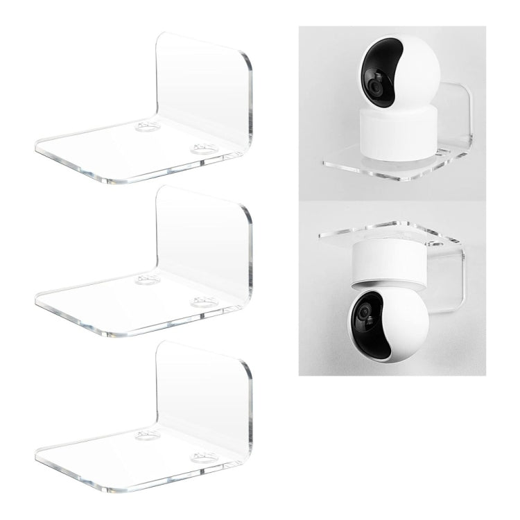 YX113 3er-Pack Acryl kleine Wandhalterung