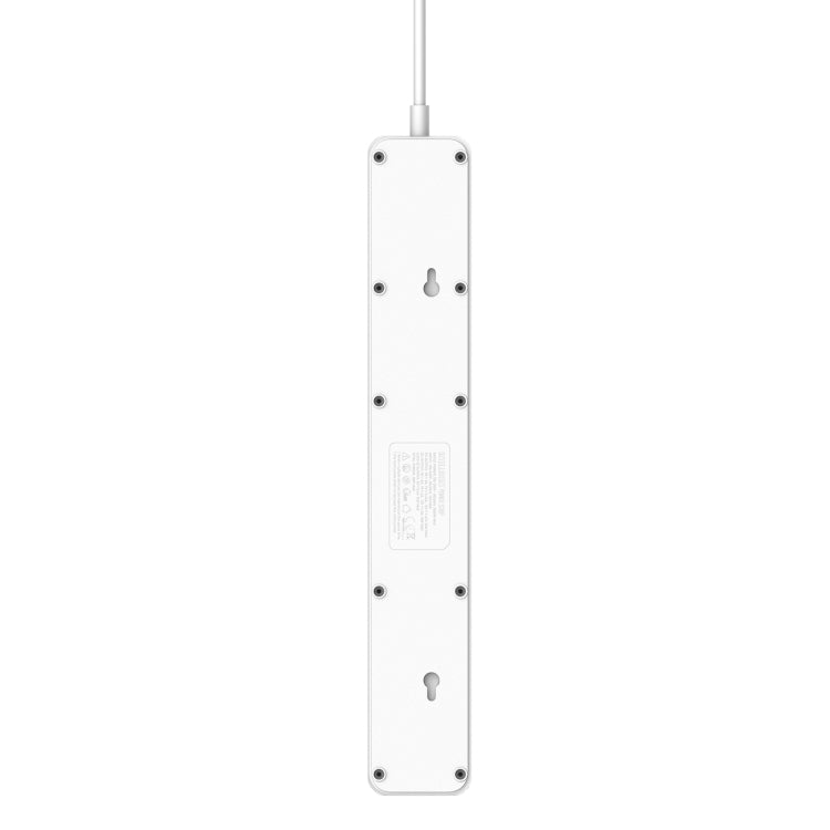 LDNIO SC5319 5-fach Reise- und Heim-Büro-Steckdose mit 38W USB-Anschlüssen, Kabellänge: 2 m, EU-Stecker, UK-Stecker, US-Stecker