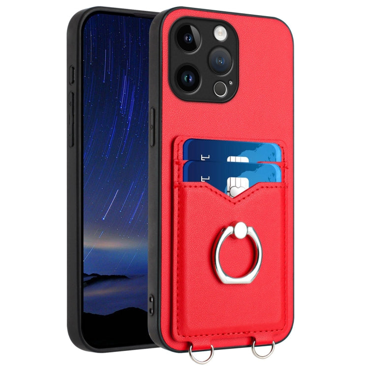 R20 Ring Kartenhalter Handyhülle, Für iPhone 17 Pro Max, Für iPhone 17 Pro, Für iPhone 17, Für iPhone Air, Für iPhone 15 Pro Max, Für iPhone 15 Pro, Für iPhone 15 Plus, Für iPhone 15