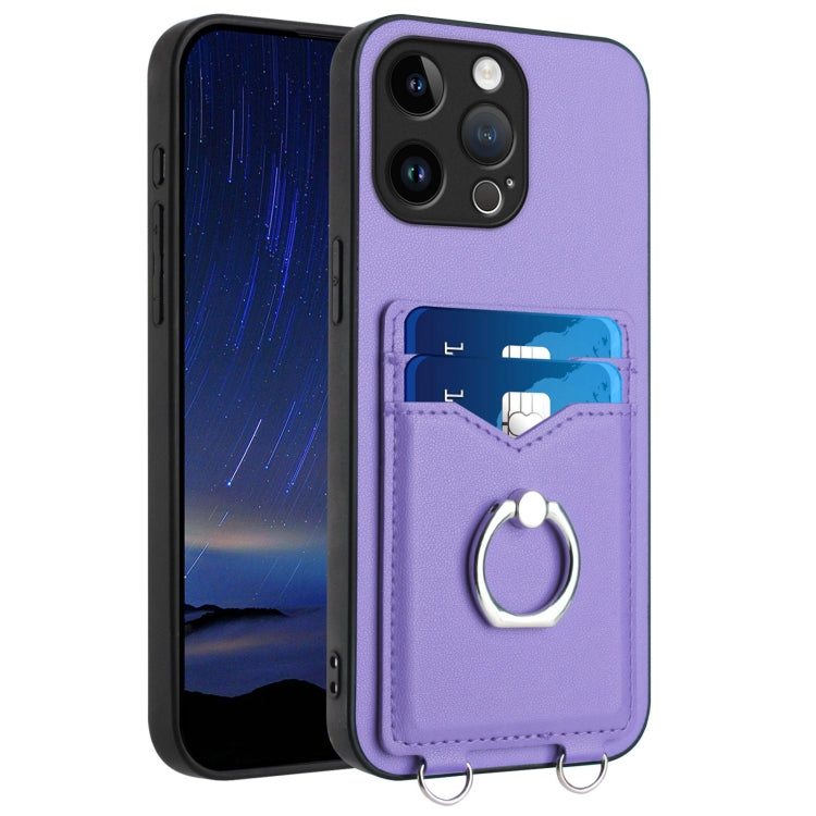 R20 Ring Kartenhalter Handyhülle, Für iPhone 17 Pro Max, Für iPhone 17 Pro, Für iPhone 17, Für iPhone Air, Für iPhone 15 Pro Max, Für iPhone 15 Pro, Für iPhone 15 Plus, Für iPhone 15