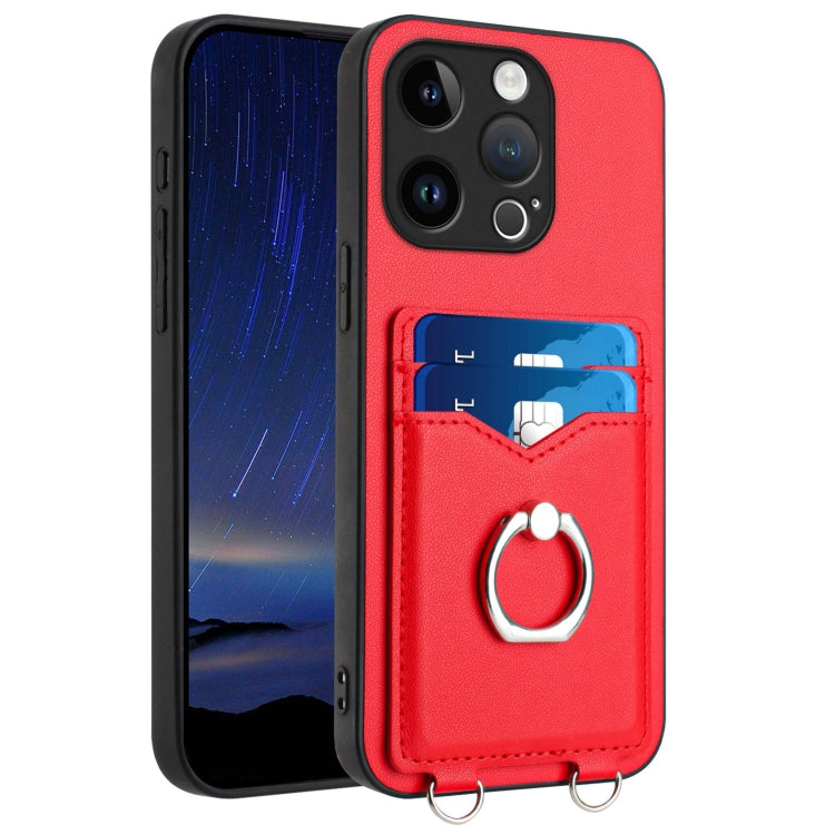 R20 Ring Kartenhalter Handyhülle, Für iPhone 17 Pro Max, Für iPhone 17 Pro, Für iPhone 17, Für iPhone Air, Für iPhone 15 Pro Max, Für iPhone 15 Pro, Für iPhone 15 Plus, Für iPhone 15