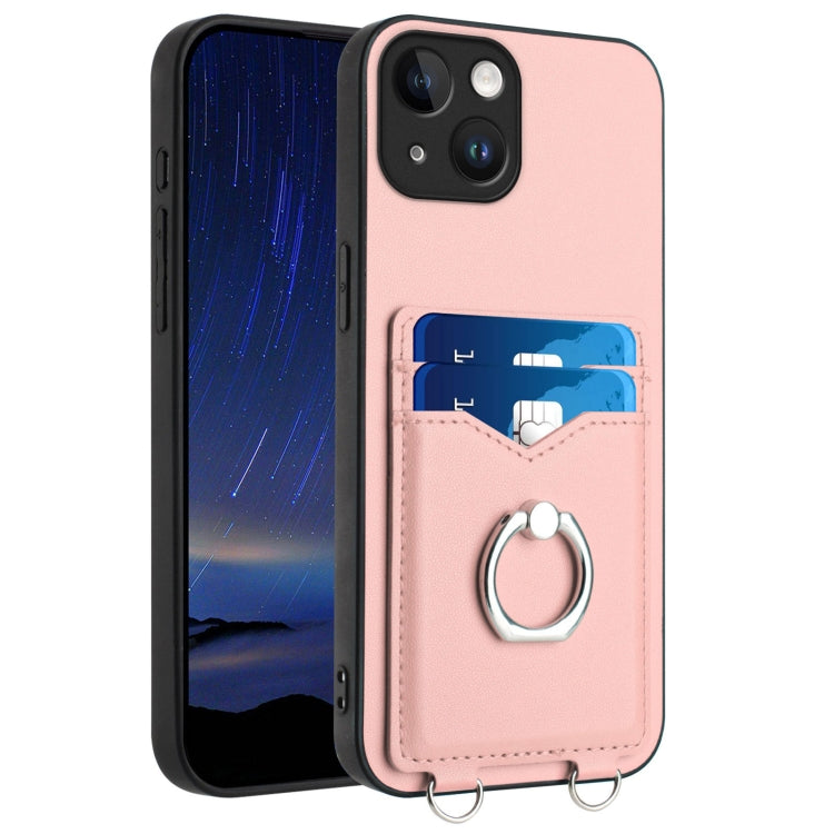 R20 Ring Kartenhalter Handyhülle, Für iPhone 17 Pro Max, Für iPhone 17 Pro, Für iPhone 17, Für iPhone Air, Für iPhone 15 Pro Max, Für iPhone 15 Pro, Für iPhone 15 Plus, Für iPhone 15