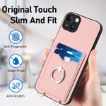 R20 Ring Kartenhalter Handyhülle, Für iPhone 14 Plus, Für iPhone 14, Für iPhone 14 Pro, Für iPhone 14 Pro Max, Für iPhone SE 2022 / SE 2020 / 8, Für iPhone 13 Pro Max, Für iPhone 13 Pro, Für iPhone 13