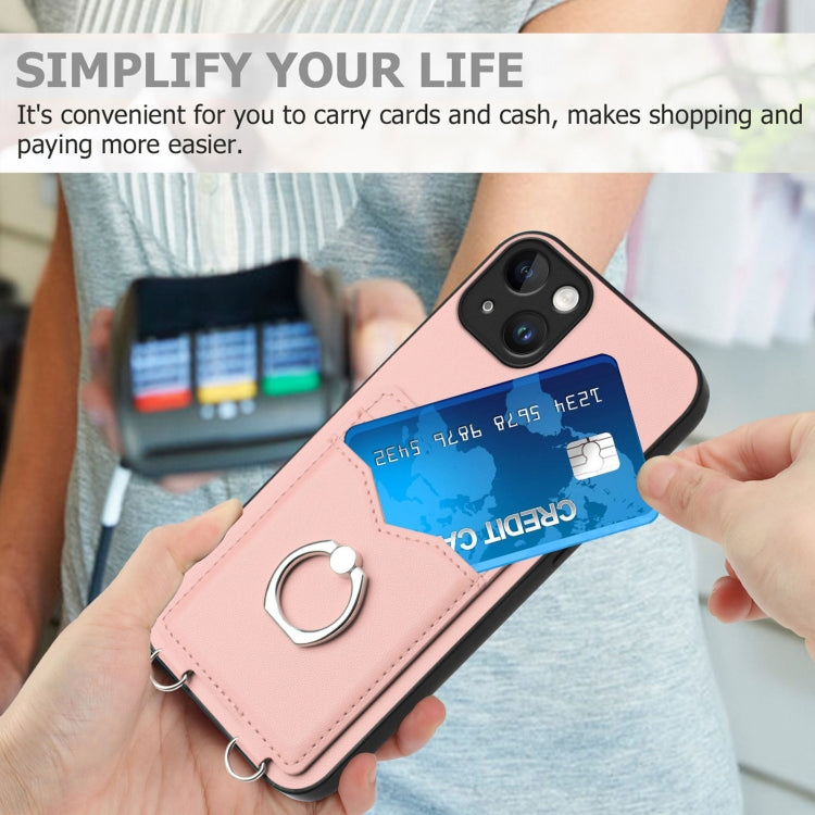 R20 Ring Kartenhalter Handyhülle, Für iPhone 14 Plus, Für iPhone 14, Für iPhone 14 Pro, Für iPhone 14 Pro Max, Für iPhone SE 2022 / SE 2020 / 8, Für iPhone 13 Pro Max, Für iPhone 13 Pro, Für iPhone 13