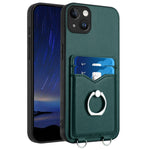 R20 Ring Kartenhalter Handyhülle, Für iPhone 14 Plus, Für iPhone 14, Für iPhone 14 Pro, Für iPhone 14 Pro Max, Für iPhone SE 2022 / SE 2020 / 8, Für iPhone 13 Pro Max, Für iPhone 13 Pro, Für iPhone 13