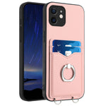 R20 Ring Kartenhalter Handyhülle, Für iPhone 13 mini, Für iPhone 12, Für iPhone 12 Pro Max, Für iPhone 12 Pro, Für iPhone 12 mini, Für iPhone 11 Pro Max, Für iPhone 11, Für iPhone 11 Pro