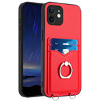 R20 Ring Kartenhalter Handyhülle, Für iPhone 13 mini, Für iPhone 12, Für iPhone 12 Pro Max, Für iPhone 12 Pro, Für iPhone 12 mini, Für iPhone 11 Pro Max, Für iPhone 11, Für iPhone 11 Pro