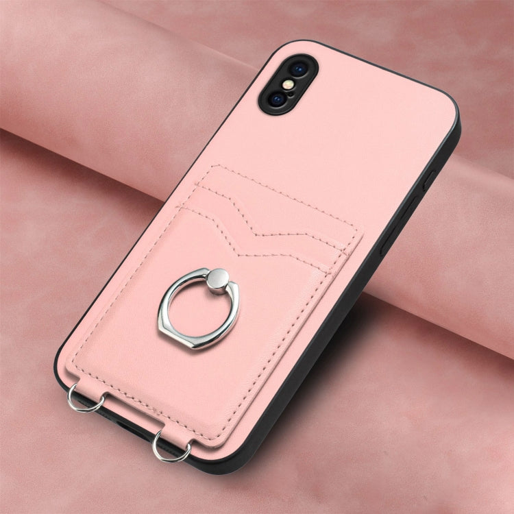 R20 Ring Kartenhalter Handyhülle, Für iPhone XS / X, Für iPhone XR, Für iPhone XS Max, Für iPhone 8 Plus / 7 Plus
