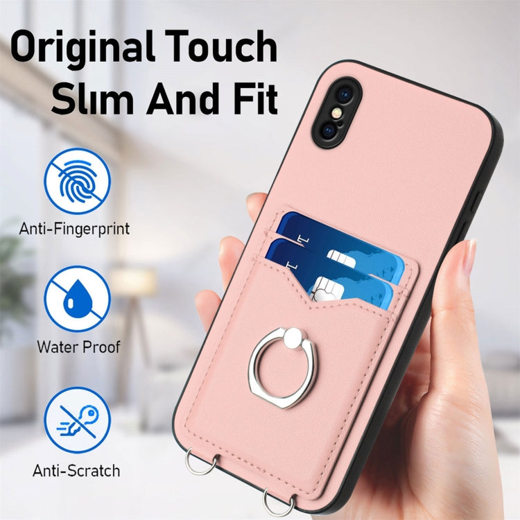 R20 Ring Kartenhalter Handyhülle, Für iPhone XS / X, Für iPhone XR, Für iPhone XS Max, Für iPhone 8 Plus / 7 Plus