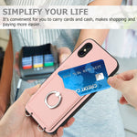 R20 Ring Kartenhalter Handyhülle, Für iPhone XS / X, Für iPhone XR, Für iPhone XS Max, Für iPhone 8 Plus / 7 Plus