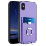 R20 Ring Kartenhalter Handyhülle, Für iPhone XS / X, Für iPhone XR, Für iPhone XS Max, Für iPhone 8 Plus / 7 Plus
