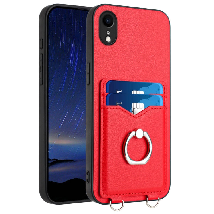 R20 Ring Kartenhalter Handyhülle, Für iPhone XS / X, Für iPhone XR, Für iPhone XS Max, Für iPhone 8 Plus / 7 Plus