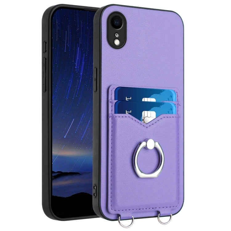 R20 Ring Kartenhalter Handyhülle, Für iPhone XS / X, Für iPhone XR, Für iPhone XS Max, Für iPhone 8 Plus / 7 Plus