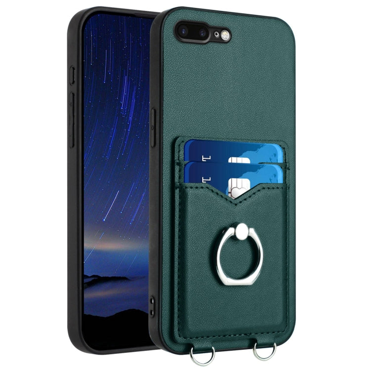 R20 Ring Kartenhalter Handyhülle, Für iPhone XS / X, Für iPhone XR, Für iPhone XS Max, Für iPhone 8 Plus / 7 Plus