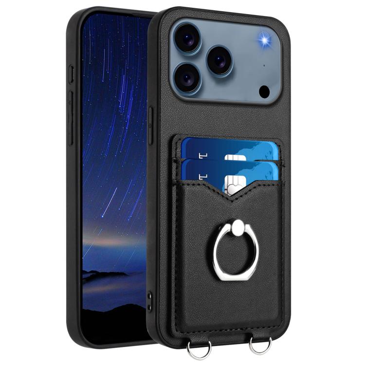R20 Ring Kartenhalter Handyhülle, Für iPhone 17 Pro Max, Für iPhone 17 Pro, Für iPhone 17, Für iPhone Air, Für iPhone 15 Pro Max, Für iPhone 15 Pro, Für iPhone 15 Plus, Für iPhone 15