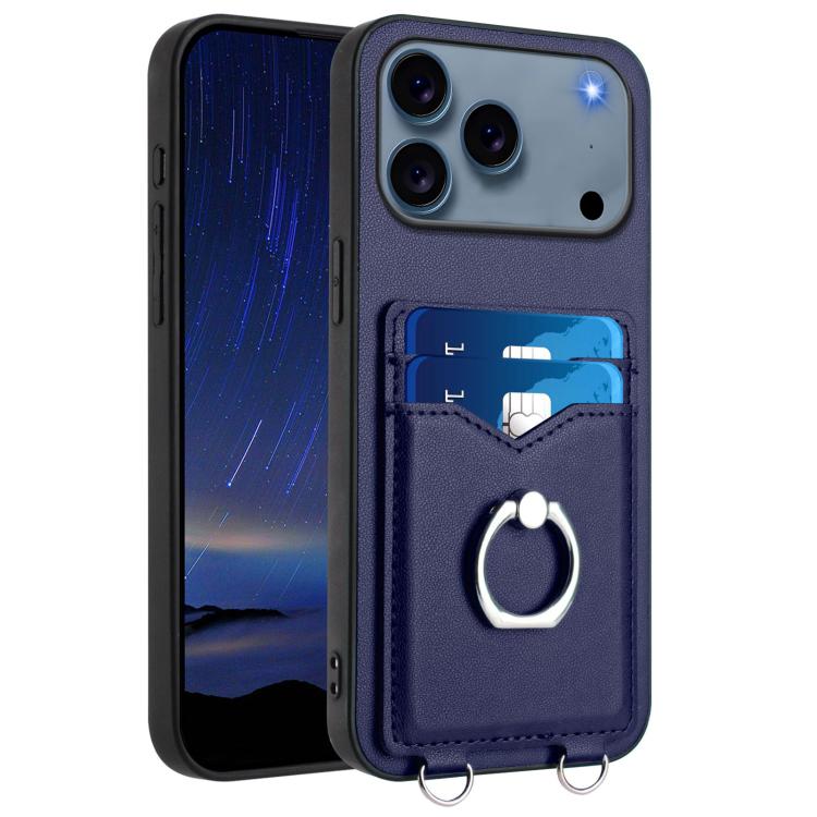 R20 Ring Kartenhalter Handyhülle, Für iPhone 17 Pro Max, Für iPhone 17 Pro, Für iPhone 17, Für iPhone Air, Für iPhone 15 Pro Max, Für iPhone 15 Pro, Für iPhone 15 Plus, Für iPhone 15