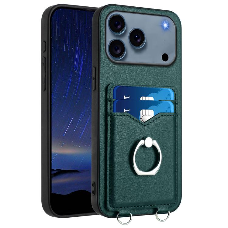 R20 Ring Kartenhalter Handyhülle, Für iPhone 17 Pro Max, Für iPhone 17 Pro, Für iPhone 17, Für iPhone Air, Für iPhone 15 Pro Max, Für iPhone 15 Pro, Für iPhone 15 Plus, Für iPhone 15