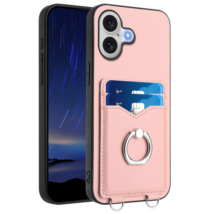 R20 Ring Kartenhalter Handyhülle, Für iPhone 17 Pro Max, Für iPhone 17 Pro, Für iPhone 17, Für iPhone Air, Für iPhone 15 Pro Max, Für iPhone 15 Pro, Für iPhone 15 Plus, Für iPhone 15