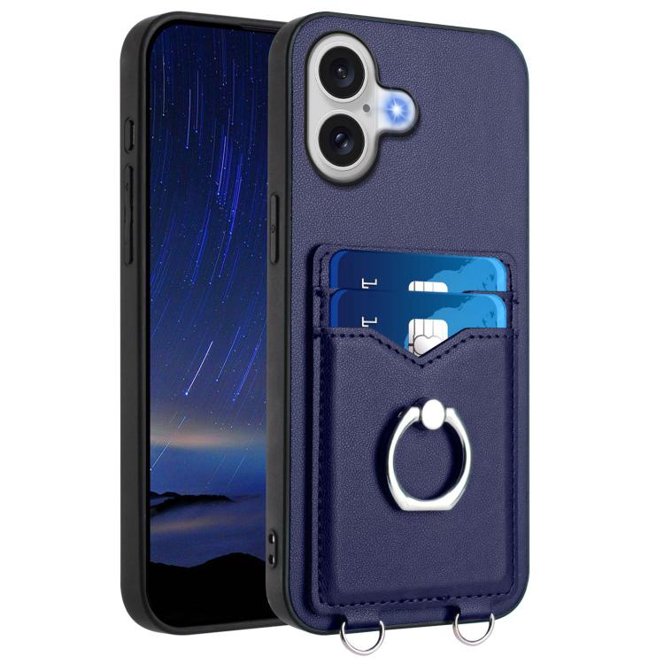 R20 Ring Kartenhalter Handyhülle, Für iPhone 17 Pro Max, Für iPhone 17 Pro, Für iPhone 17, Für iPhone Air, Für iPhone 15 Pro Max, Für iPhone 15 Pro, Für iPhone 15 Plus, Für iPhone 15