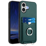 R20 Ring Kartenhalter Handyhülle, Für iPhone 17 Pro Max, Für iPhone 17 Pro, Für iPhone 17, Für iPhone Air, Für iPhone 15 Pro Max, Für iPhone 15 Pro, Für iPhone 15 Plus, Für iPhone 15