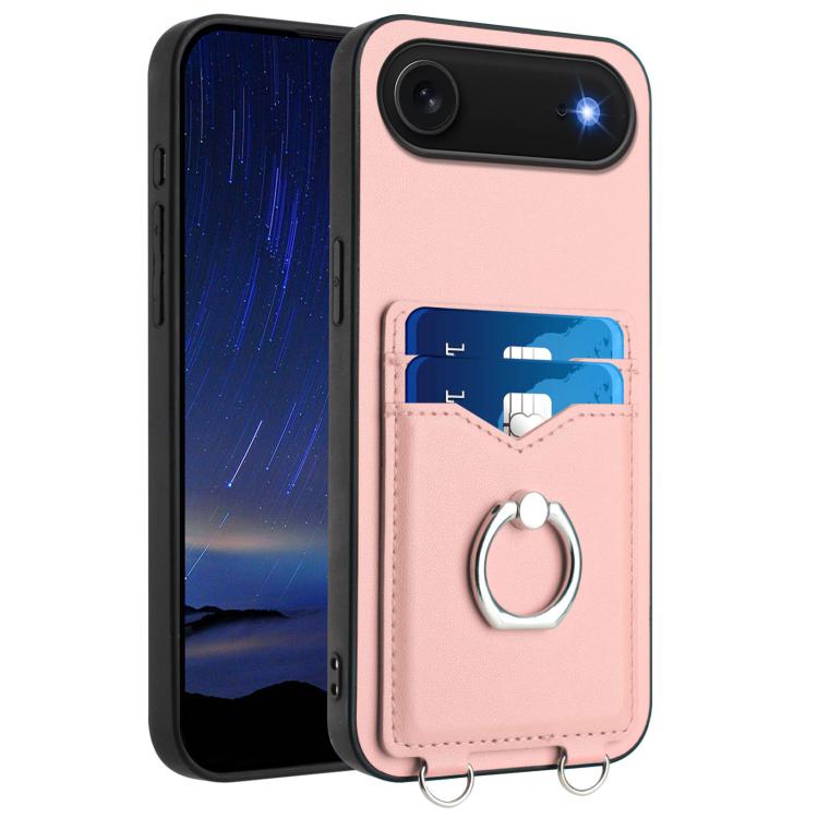 R20 Ring Kartenhalter Handyhülle, Für iPhone 17 Pro Max, Für iPhone 17 Pro, Für iPhone 17, Für iPhone Air, Für iPhone 15 Pro Max, Für iPhone 15 Pro, Für iPhone 15 Plus, Für iPhone 15