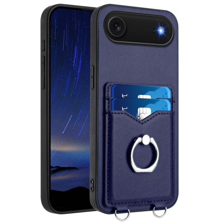R20 Ring Kartenhalter Handyhülle, Für iPhone 17 Pro Max, Für iPhone 17 Pro, Für iPhone 17, Für iPhone Air, Für iPhone 15 Pro Max, Für iPhone 15 Pro, Für iPhone 15 Plus, Für iPhone 15