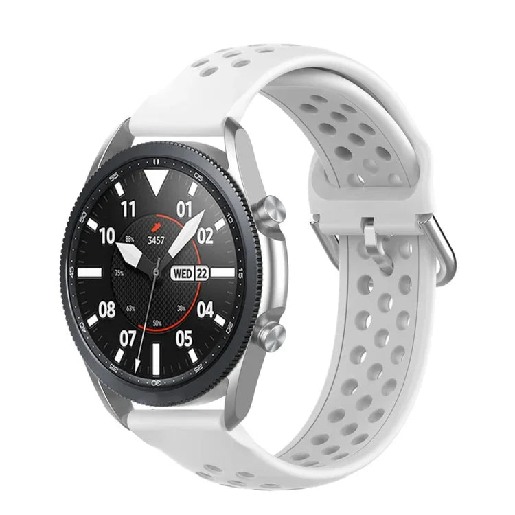 R850 Silikon-Sportarmband, einfarbig, Größe: Einheitsgröße 20 mm, für Galaxy Watch 3 41 mm