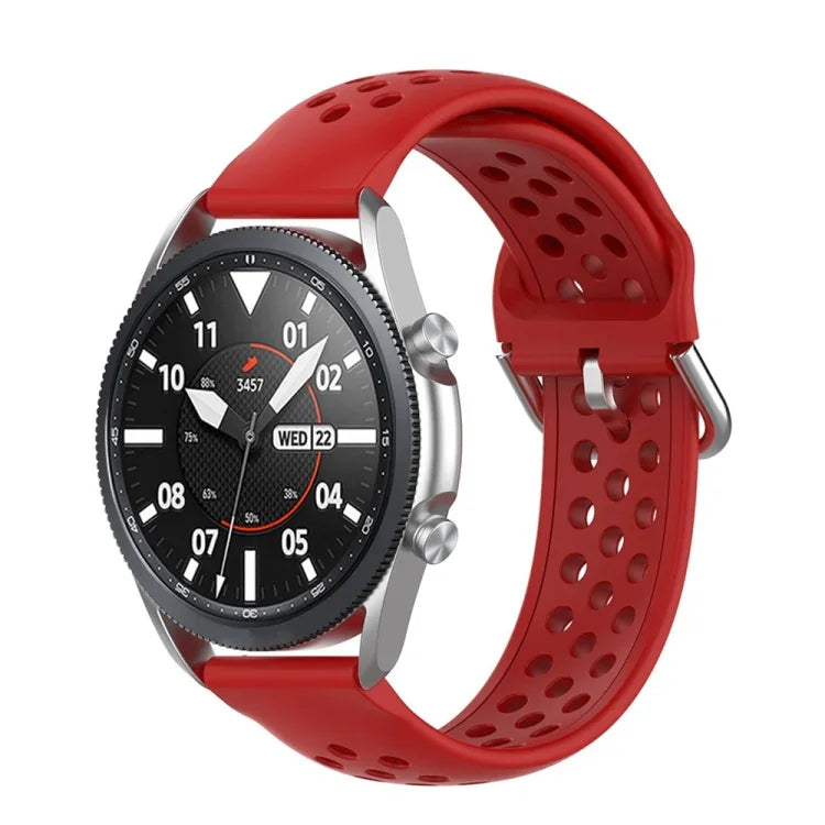 R850 Silikon-Sportarmband, einfarbig, Größe: Einheitsgröße 20 mm, für Galaxy Watch 3 41 mm