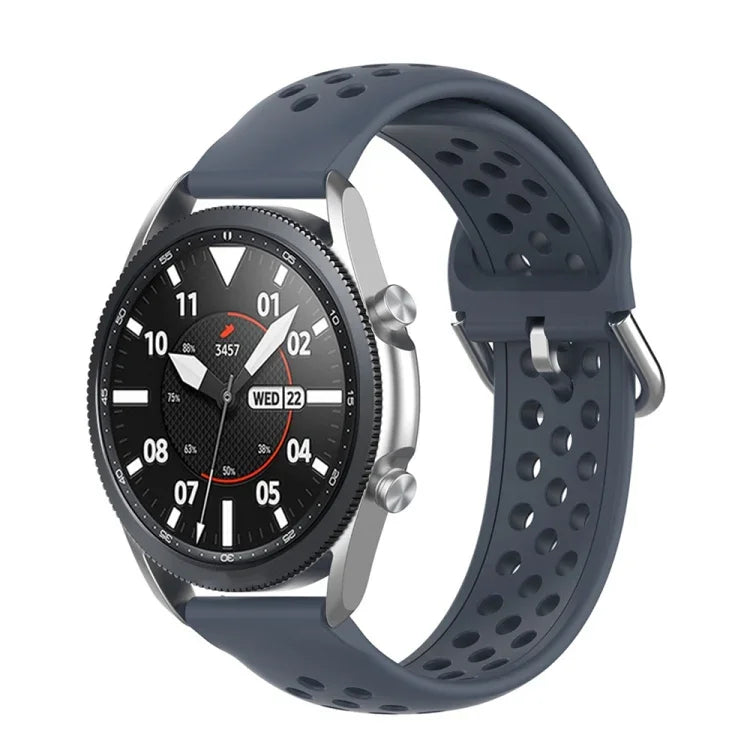 R850 Silikon-Sportarmband, einfarbig, Größe: Einheitsgröße 20 mm, für Galaxy Watch 3 41 mm