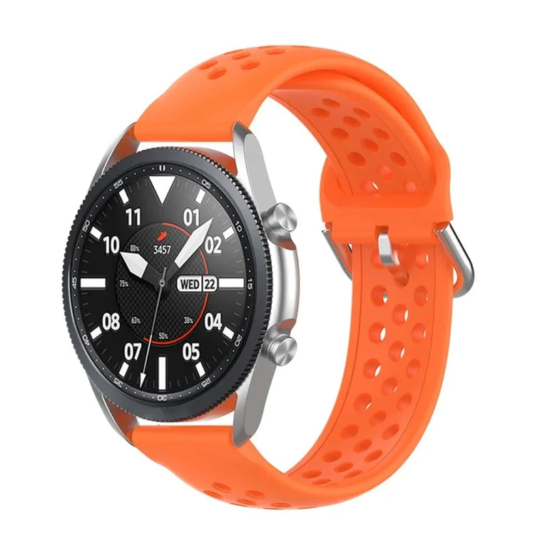 R850 Silikon-Sportarmband, einfarbig, Größe: Einheitsgröße 20 mm, für Galaxy Watch 3 41 mm
