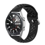 R850 Silikon-Sportarmband, einfarbig, Größe: Einheitsgröße 20 mm, für Galaxy Watch 3 41 mm