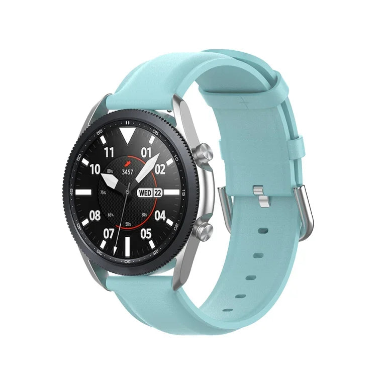 Rundes Lederarmband, Größe: Einheitsgröße 20 mm, für Galaxy Watch 3 41 mm