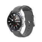 Rundes Lederarmband, Größe: Einheitsgröße 20 mm, für Galaxy Watch 3 41 mm