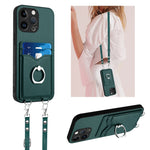 R20 Crossbody-Seil Ring Kartenhalter Handyhülle, Für iPhone 17 Pro Max, Für iPhone 17 Pro, Für iPhone 17, Für iPhone Air, Für iPhone 15 Pro Max, Für iPhone 15 Pro, Für iPhone 15 Plus, Für iPhone 15