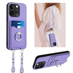 R20 Crossbody-Seil Ring Kartenhalter Handyhülle, Für iPhone 17 Pro Max, Für iPhone 17 Pro, Für iPhone 17, Für iPhone Air, Für iPhone 15 Pro Max, Für iPhone 15 Pro, Für iPhone 15 Plus, Für iPhone 15