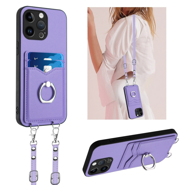 R20 Crossbody-Seil Ring Kartenhalter Handyhülle, Für iPhone 14 Plus, Für iPhone 14, Für iPhone 14 Pro, Für iPhone 14 Pro Max, Für iPhone SE 2022 / SE 2020 / 8, Für iPhone 13 Pro Max, Für iPhone 13 Pro, Für iPhone 13