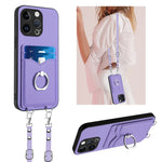 R20 Crossbody-Seil Ring Kartenhalter Handyhülle, Für iPhone 14 Plus, Für iPhone 14, Für iPhone 14 Pro, Für iPhone 14 Pro Max, Für iPhone SE 2022 / SE 2020 / 8, Für iPhone 13 Pro Max, Für iPhone 13 Pro, Für iPhone 13