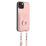 R20 Umhängetasche mit Seilring und Kartenhalter, für iPhone 13 mini, für iPhone 12, für iPhone 12 Pro Max, für iPhone 12 Pro, für iPhone 12 mini, für iPhone 11 Pro Max, für iPhone 11, für iPhone 11 Pro