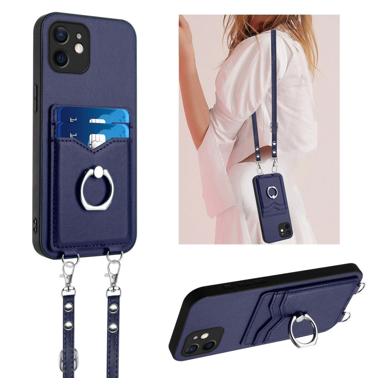 R20 Umhängetasche mit Seilring und Kartenhalter, für iPhone 13 mini, für iPhone 12, für iPhone 12 Pro Max, für iPhone 12 Pro, für iPhone 12 mini, für iPhone 11 Pro Max, für iPhone 11, für iPhone 11 Pro