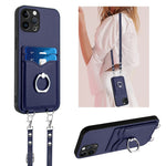 R20 Umhängetasche mit Seilring und Kartenhalter, für iPhone 13 mini, für iPhone 12, für iPhone 12 Pro Max, für iPhone 12 Pro, für iPhone 12 mini, für iPhone 11 Pro Max, für iPhone 11, für iPhone 11 Pro