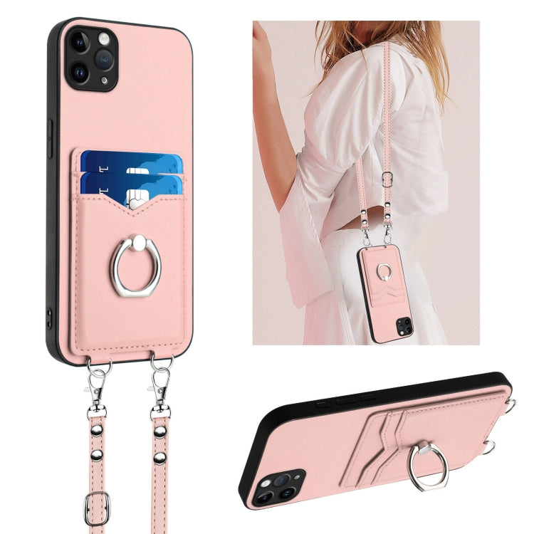 R20 Umhängetasche mit Seilring und Kartenhalter, für iPhone 13 mini, für iPhone 12, für iPhone 12 Pro Max, für iPhone 12 Pro, für iPhone 12 mini, für iPhone 11 Pro Max, für iPhone 11, für iPhone 11 Pro
