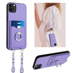 R20 Umhängetasche mit Seilring und Kartenhalter, für iPhone 13 mini, für iPhone 12, für iPhone 12 Pro Max, für iPhone 12 Pro, für iPhone 12 mini, für iPhone 11 Pro Max, für iPhone 11, für iPhone 11 Pro