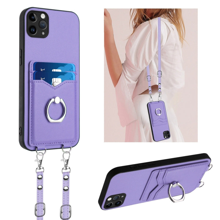 R20 Umhängetasche mit Seilring und Kartenhalter, für iPhone 13 mini, für iPhone 12, für iPhone 12 Pro Max, für iPhone 12 Pro, für iPhone 12 mini, für iPhone 11 Pro Max, für iPhone 11, für iPhone 11 Pro