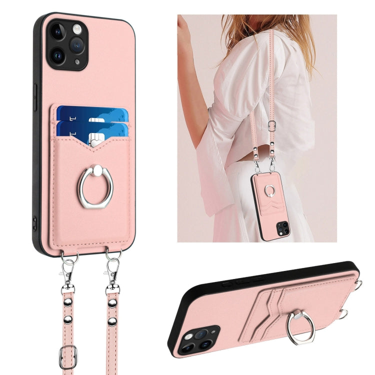 R20 Umhängetasche mit Seilring und Kartenhalter, für iPhone 13 mini, für iPhone 12, für iPhone 12 Pro Max, für iPhone 12 Pro, für iPhone 12 mini, für iPhone 11 Pro Max, für iPhone 11, für iPhone 11 Pro