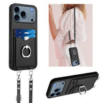 R20 Crossbody-Seil Ring Kartenhalter Handyhülle, Für iPhone 17 Pro Max, Für iPhone 17 Pro, Für iPhone 17, Für iPhone Air, Für iPhone 15 Pro Max, Für iPhone 15 Pro, Für iPhone 15 Plus, Für iPhone 15