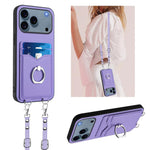 R20 Crossbody-Seil Ring Kartenhalter Handyhülle, Für iPhone 17 Pro Max, Für iPhone 17 Pro, Für iPhone 17, Für iPhone Air, Für iPhone 15 Pro Max, Für iPhone 15 Pro, Für iPhone 15 Plus, Für iPhone 15