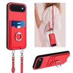 R20 Crossbody-Seil Ring Kartenhalter Handyhülle, Für iPhone 17 Pro Max, Für iPhone 17 Pro, Für iPhone 17, Für iPhone Air, Für iPhone 15 Pro Max, Für iPhone 15 Pro, Für iPhone 15 Plus, Für iPhone 15