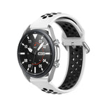 Sportarmband aus Silikon, einfarbig, Einheitsgröße 22 mm, passend für Galaxy Watch 3 (45 mm)