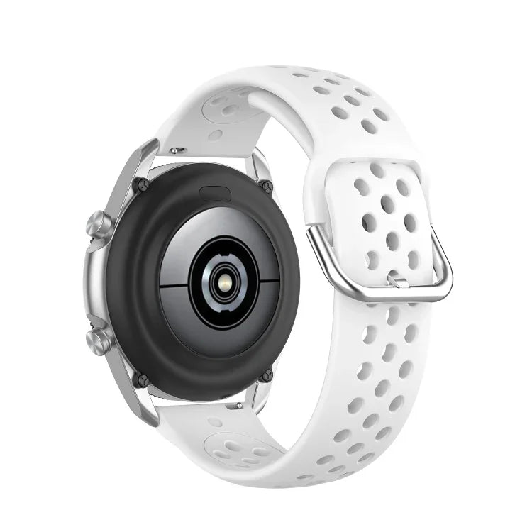 Sportarmband aus Silikon, einfarbig, Einheitsgröße 22 mm, passend für Galaxy Watch 3 (45 mm)